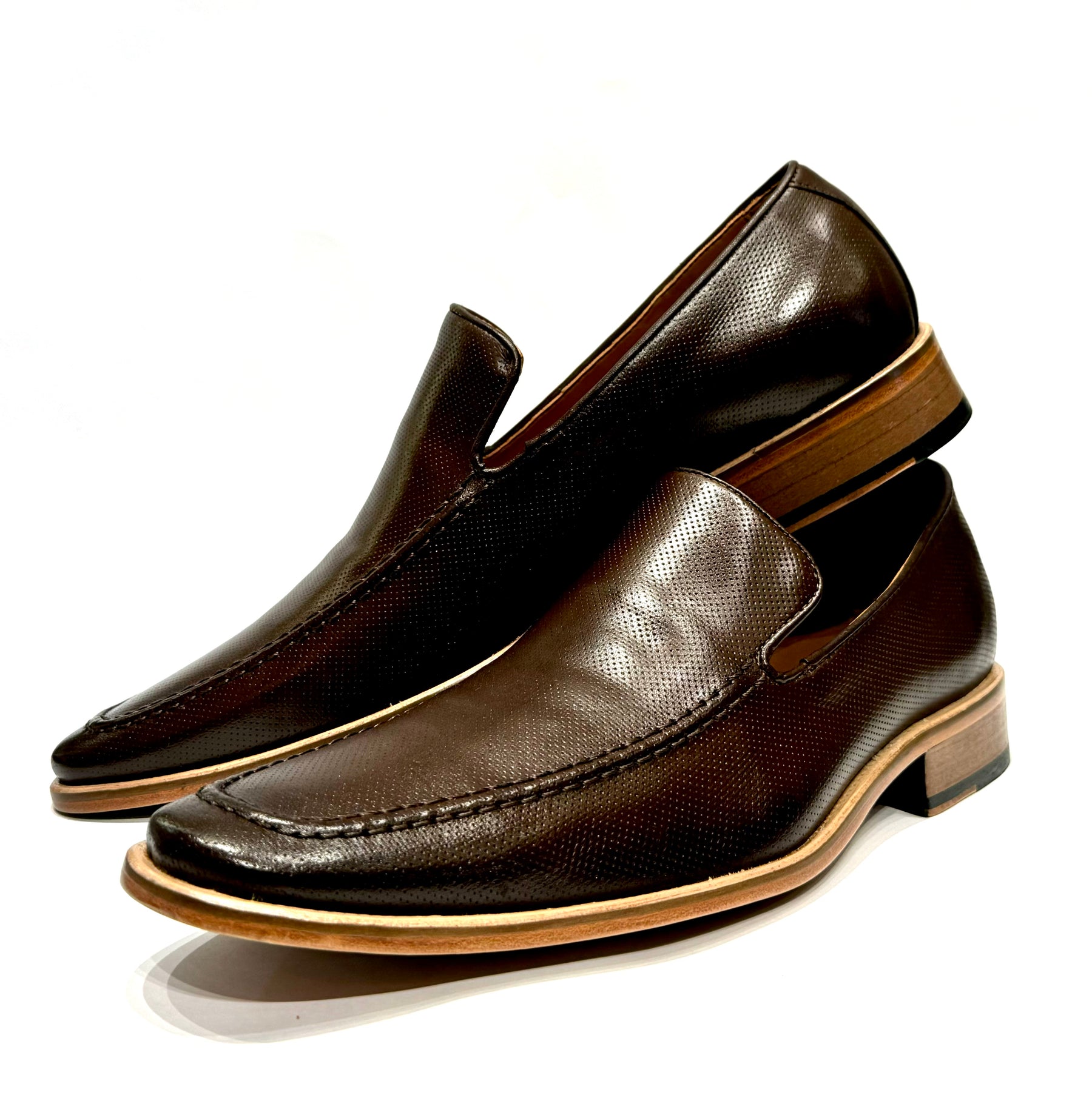 Sapato Social Couro Loafer Marrom