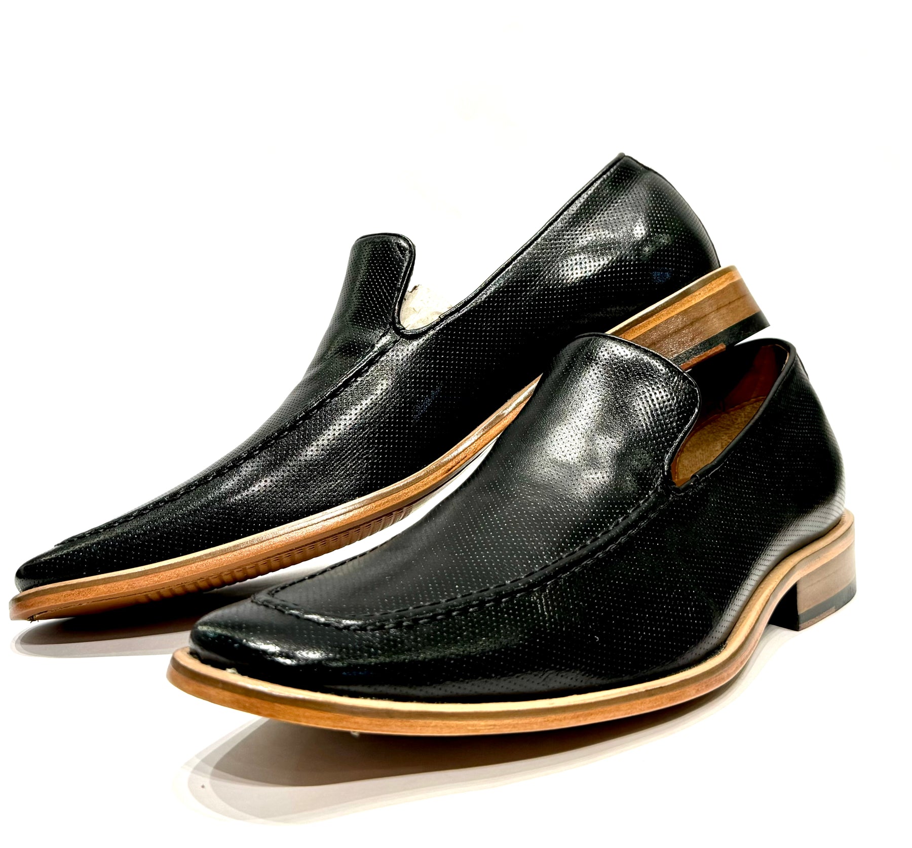 Sapato Social Preto couro Loafer