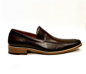 Sapato Social Couro Loafer Marrom