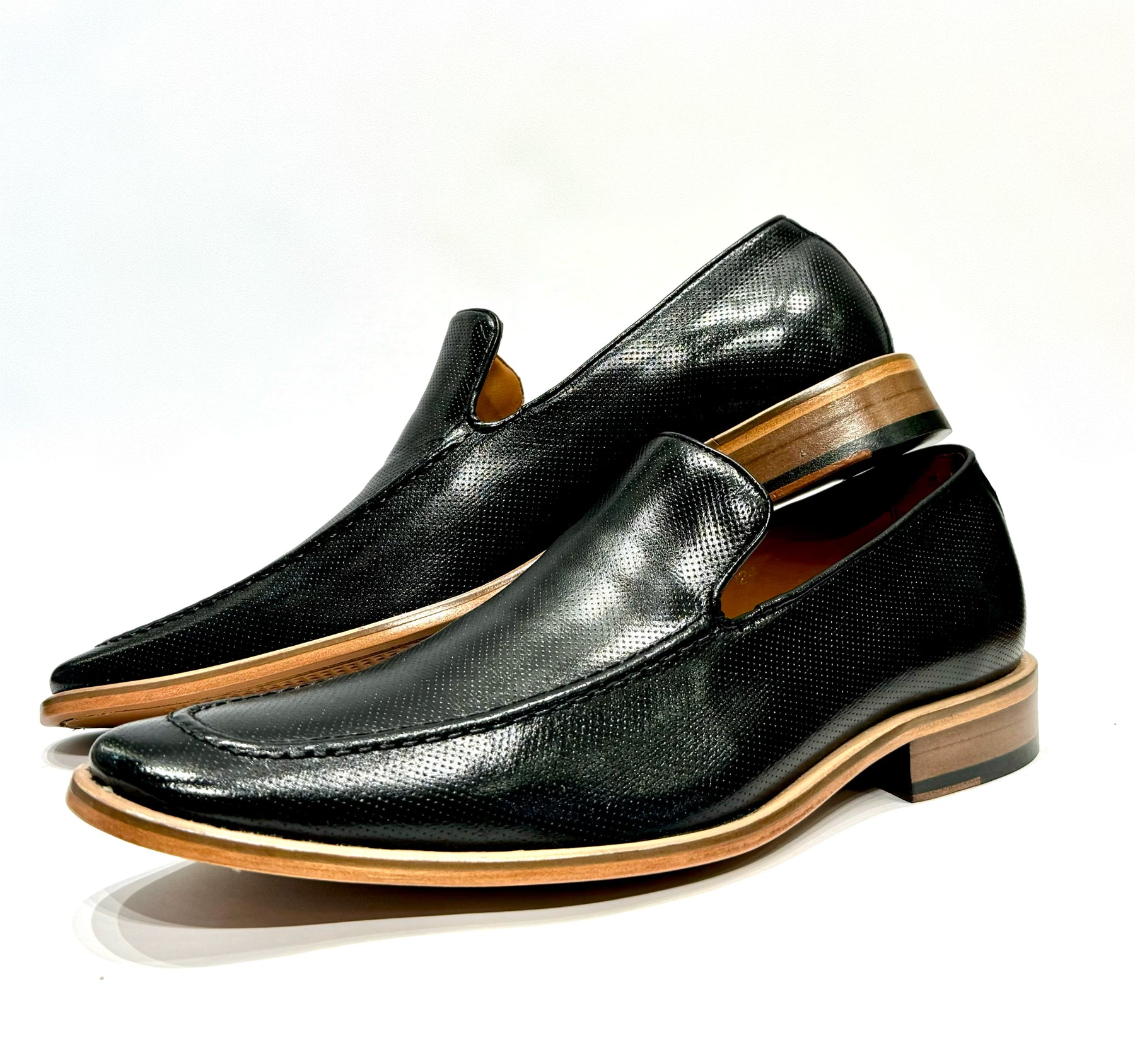 Sapato Social Preto couro Loafer