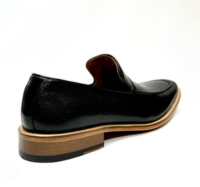 Sapato Social Preto couro Loafer