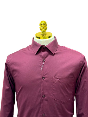 Camisa Social Slim Vinho